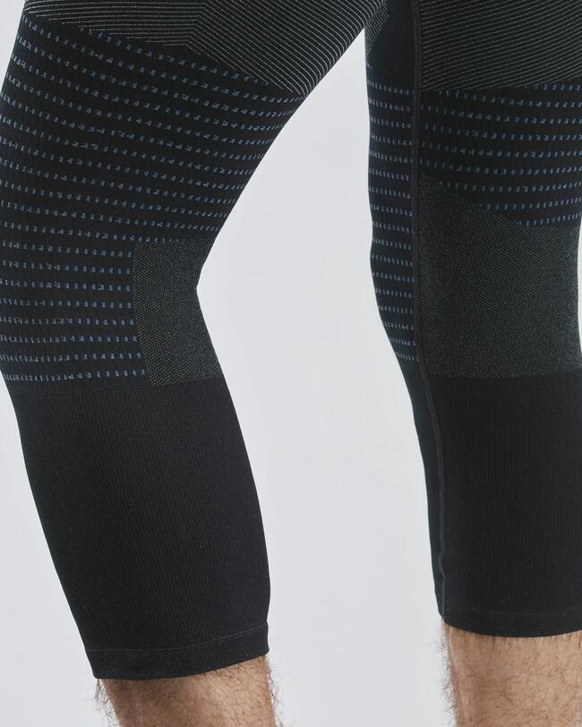 Pantalón térmico interior de esquí de lana y seamless hombre 980 - Azul