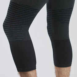 Men's Seamless Ski Base Layer Bottom - BL 980 - Blue