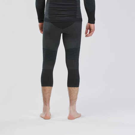 Men's Seamless Ski Base Layer Bottom - BL 980 - Blue