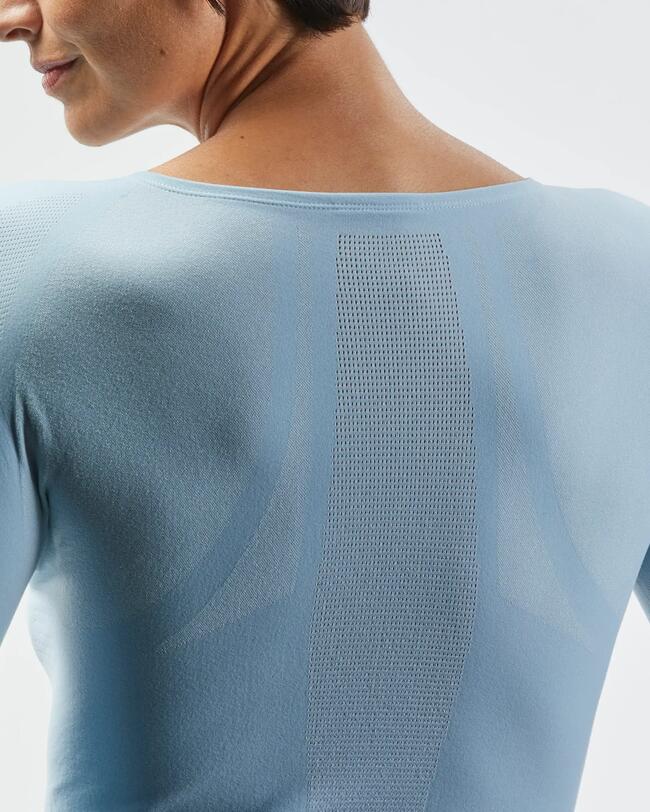 Camisola Térmica de Ski Ultrarrespirável Mulher BL 980 Seamless Azul-claro