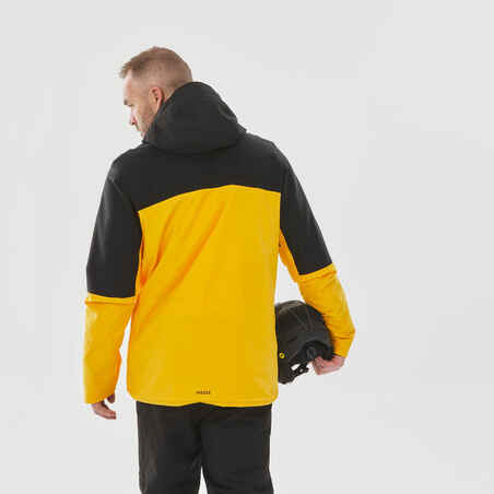 Men’s Ski Jacket - 500 SPORT - Yellow/Black