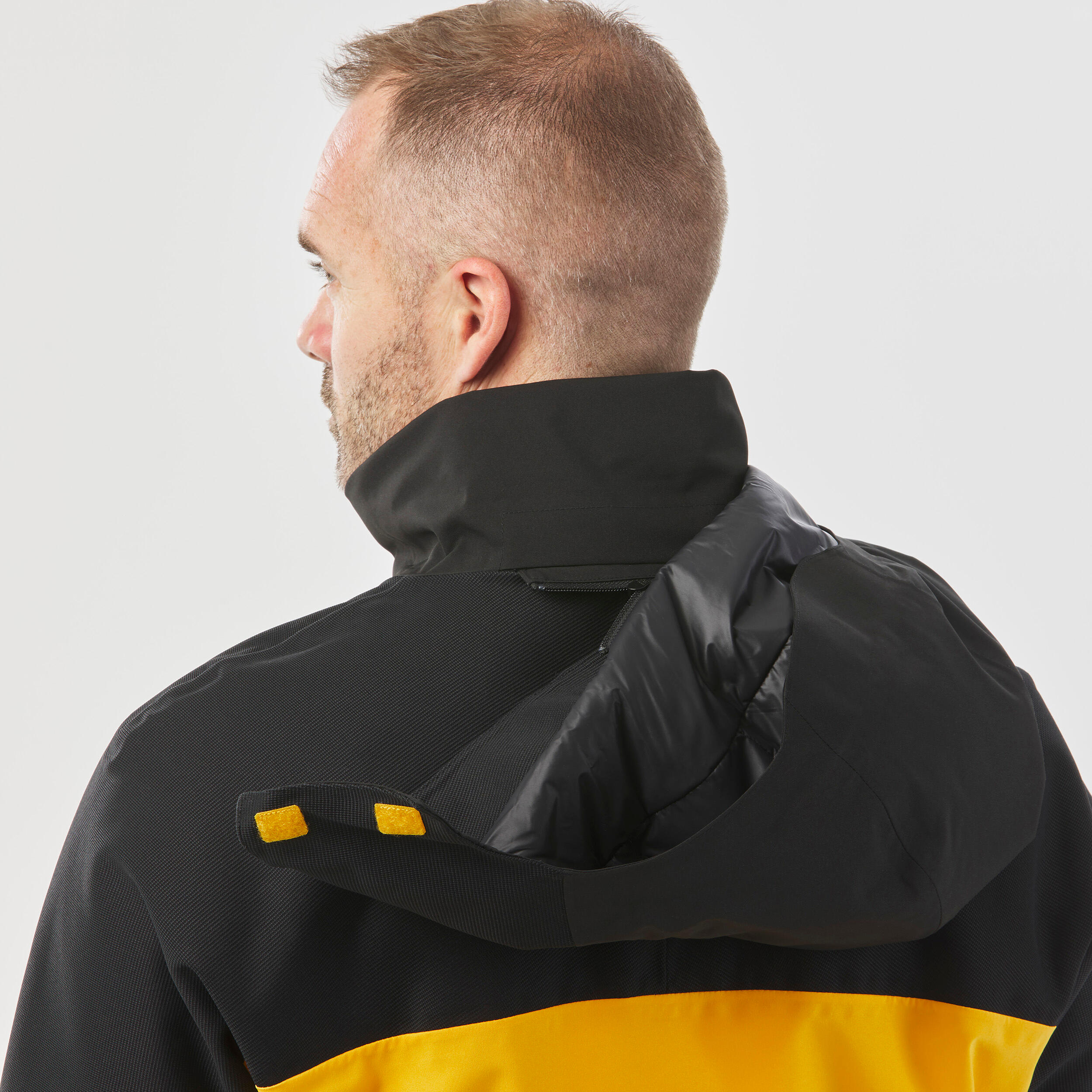 Men’s Ski Jacket - 500 SPORT - Yellow/Black 12/12