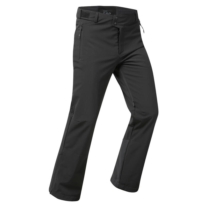 PANTALON DE SKI SOFTSHELL HOMME - 500 - NOIR