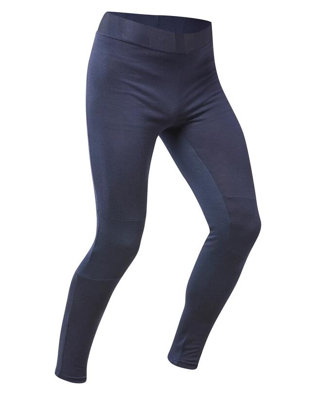 Men's merino wool ski base layer - BL 900 bottoms - Navy blue