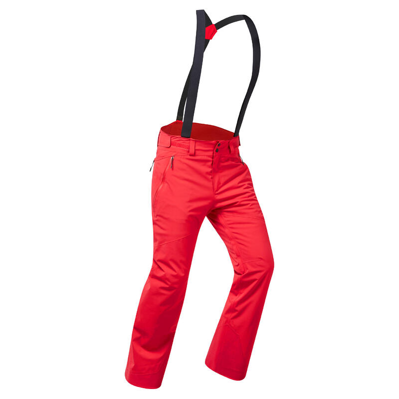 Skihose Herren warm - Piste 580 rot 