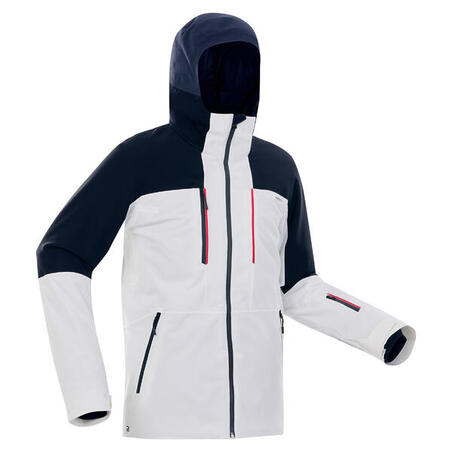 Куртка лижна чоловіча SKI-P 500 біла/синя