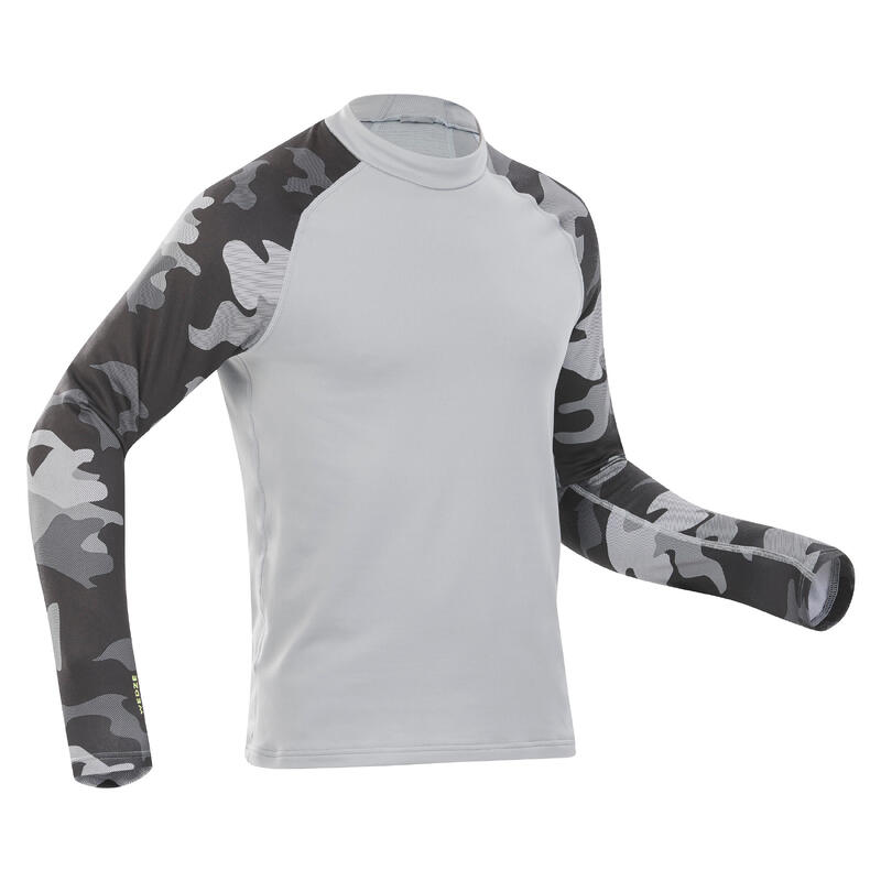 Sous-vêtement de ski homme - BL500 haut - gris camo