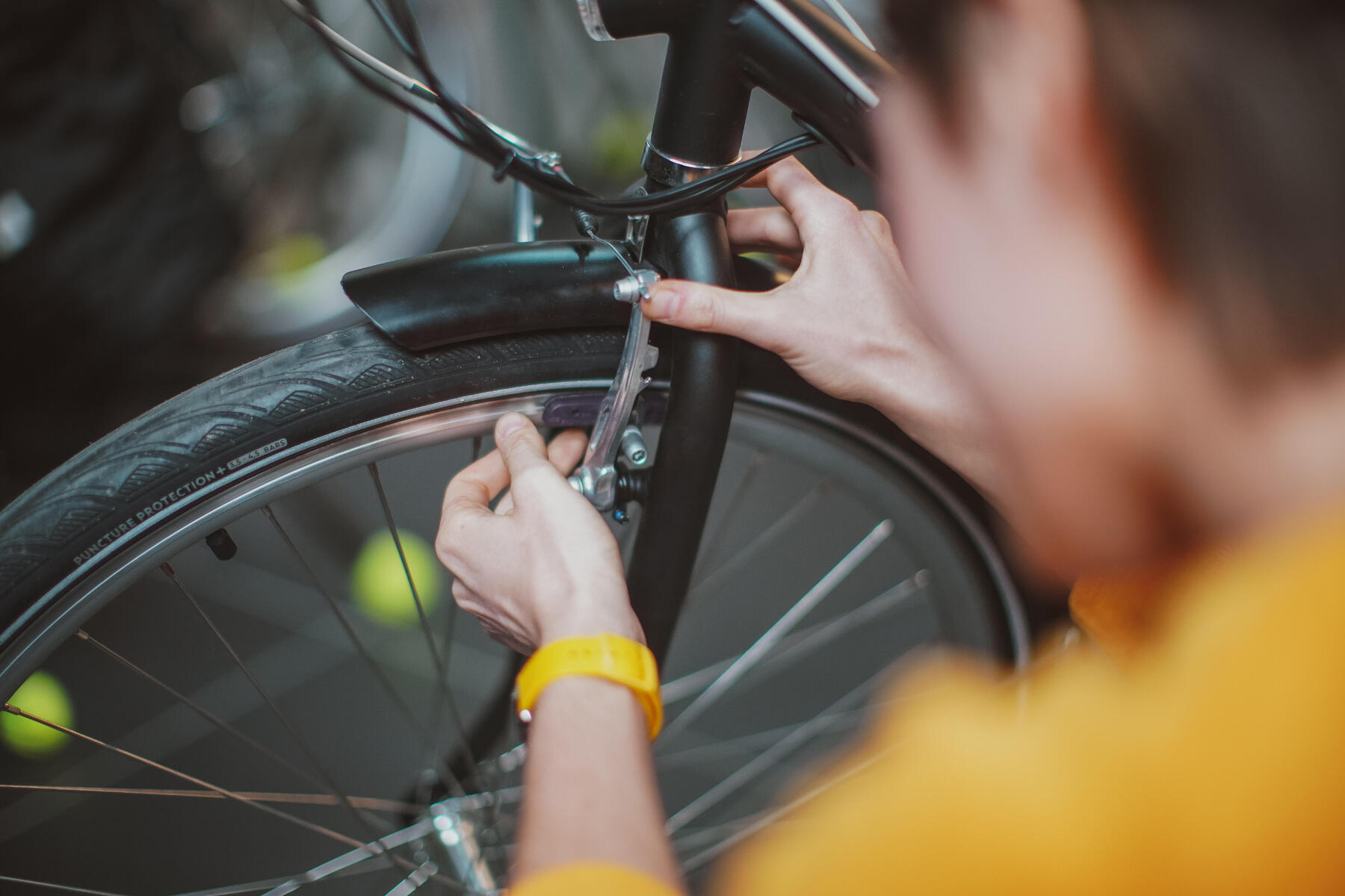 Radsport Bremsanlage Test