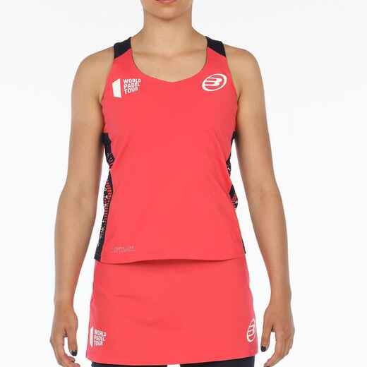 
      Women's Breathable Crew Neck Padel Tank Top Ravolta - Red
  