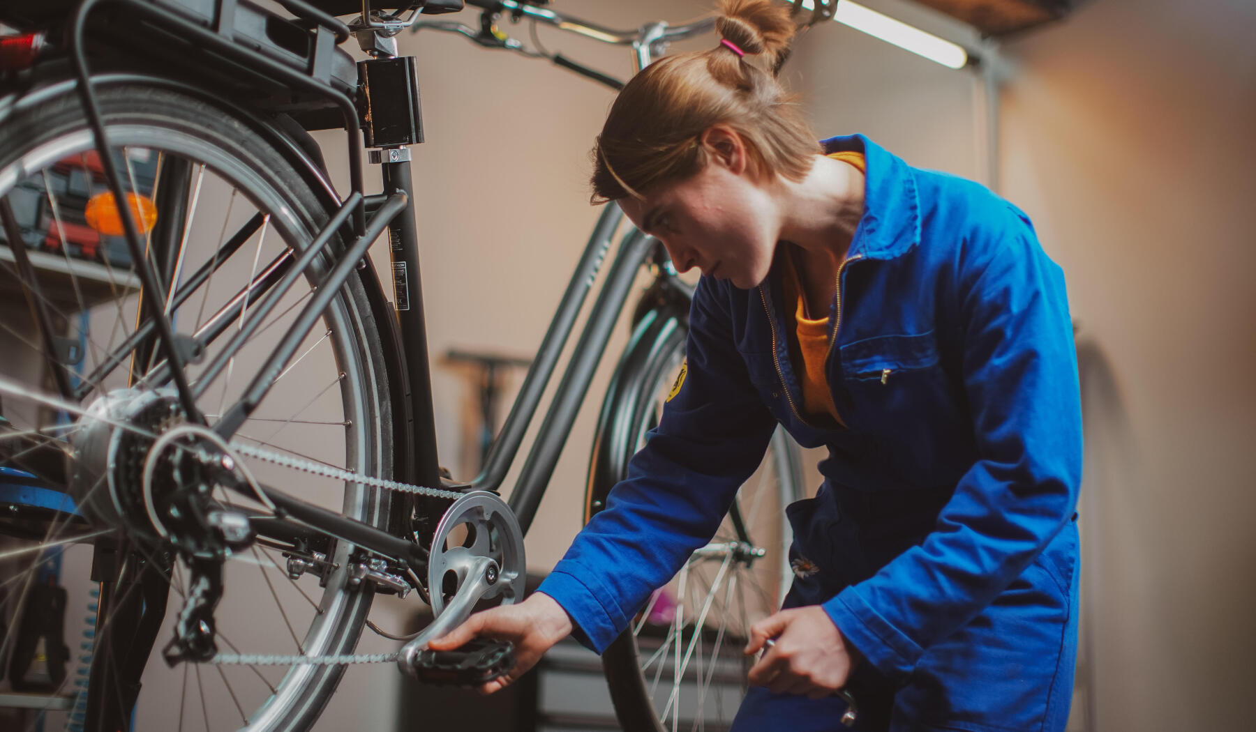 Como afinar o desviador de uma bicicleta?