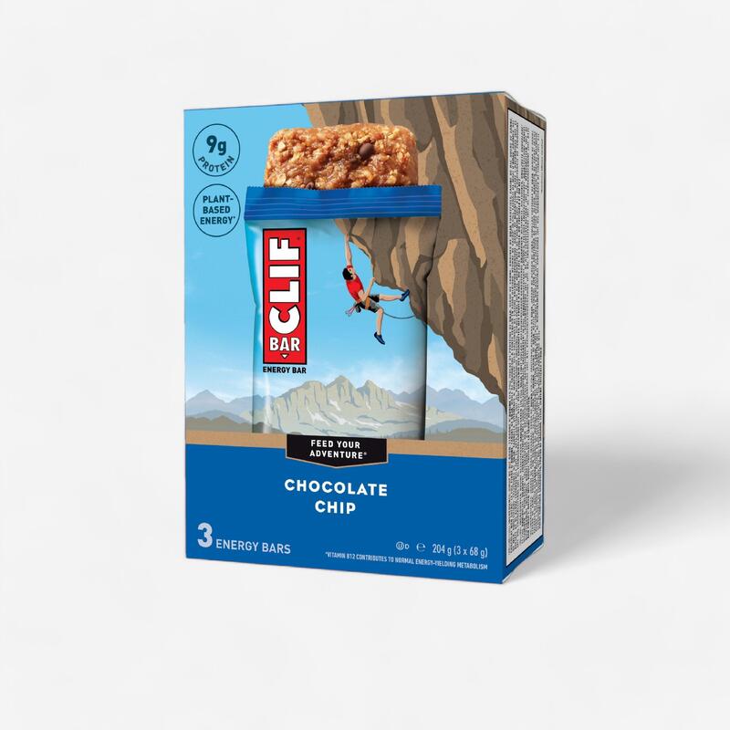 Schokosplitter (68 g) Energieriegel - Clif Bar 3× 