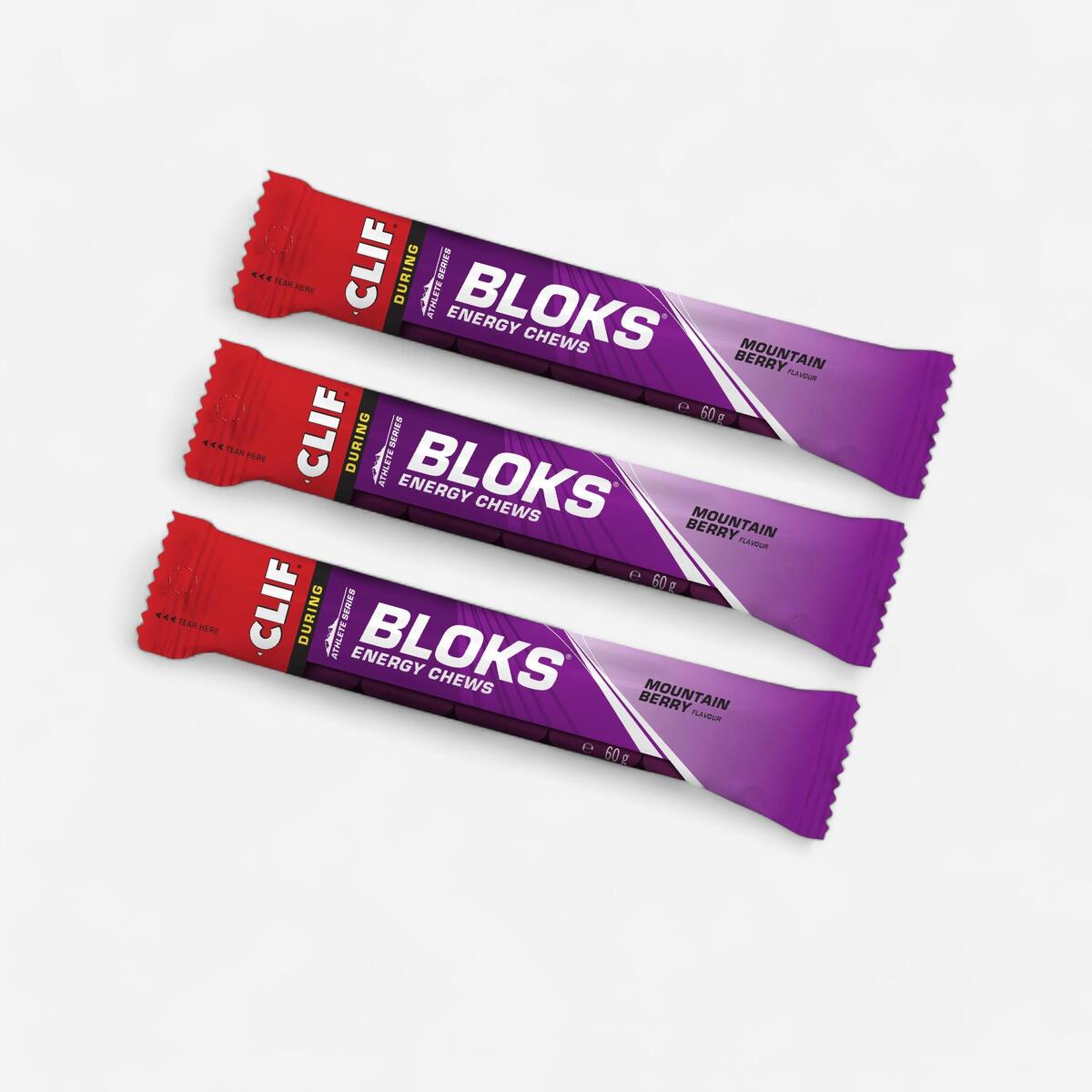 Gomme Énergétique CLIF BLOKS mountain berry (60 g) *3