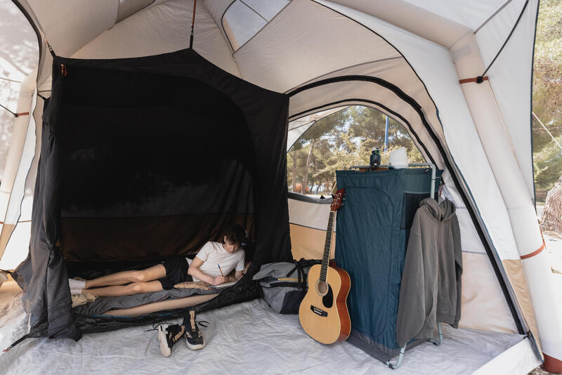 Adăpost living cu structură gonflabilă Camping Base Air Seconds Fresh 8 Persoane