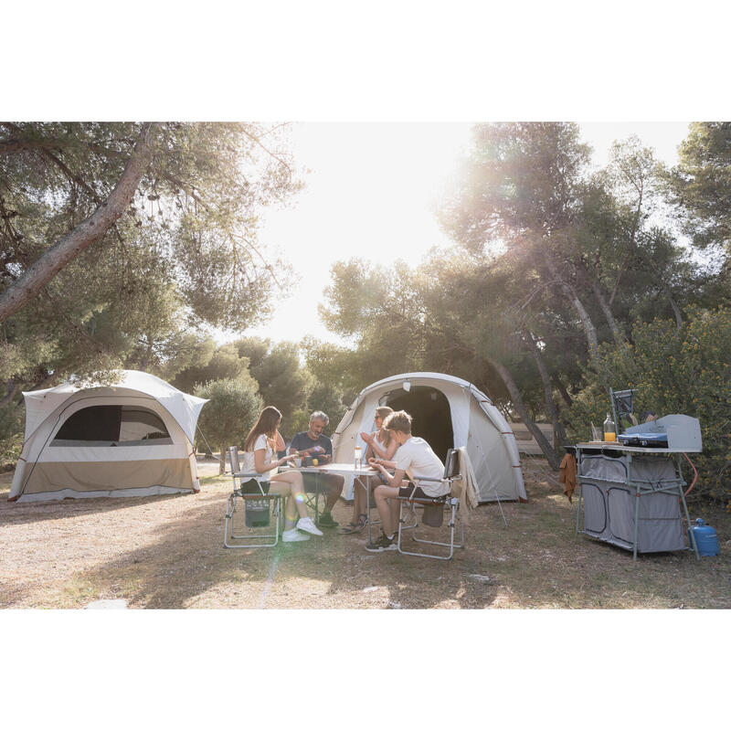 Living cu structură gonflabilă Camping Base Air Seconds Fresh 8 Persoane