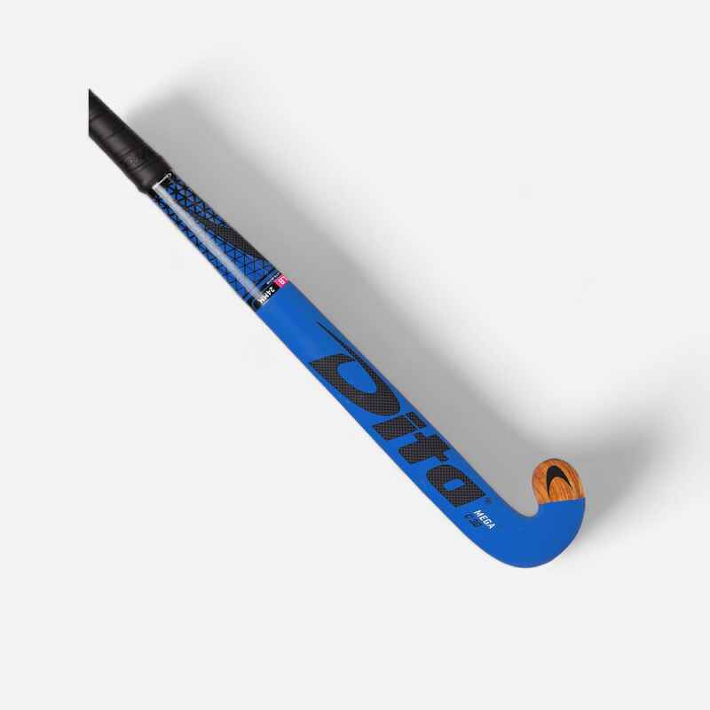 Damen/Herren Feldhockey Schläger Indoor - Megapro Wood C30 LB Damen/Herren blau