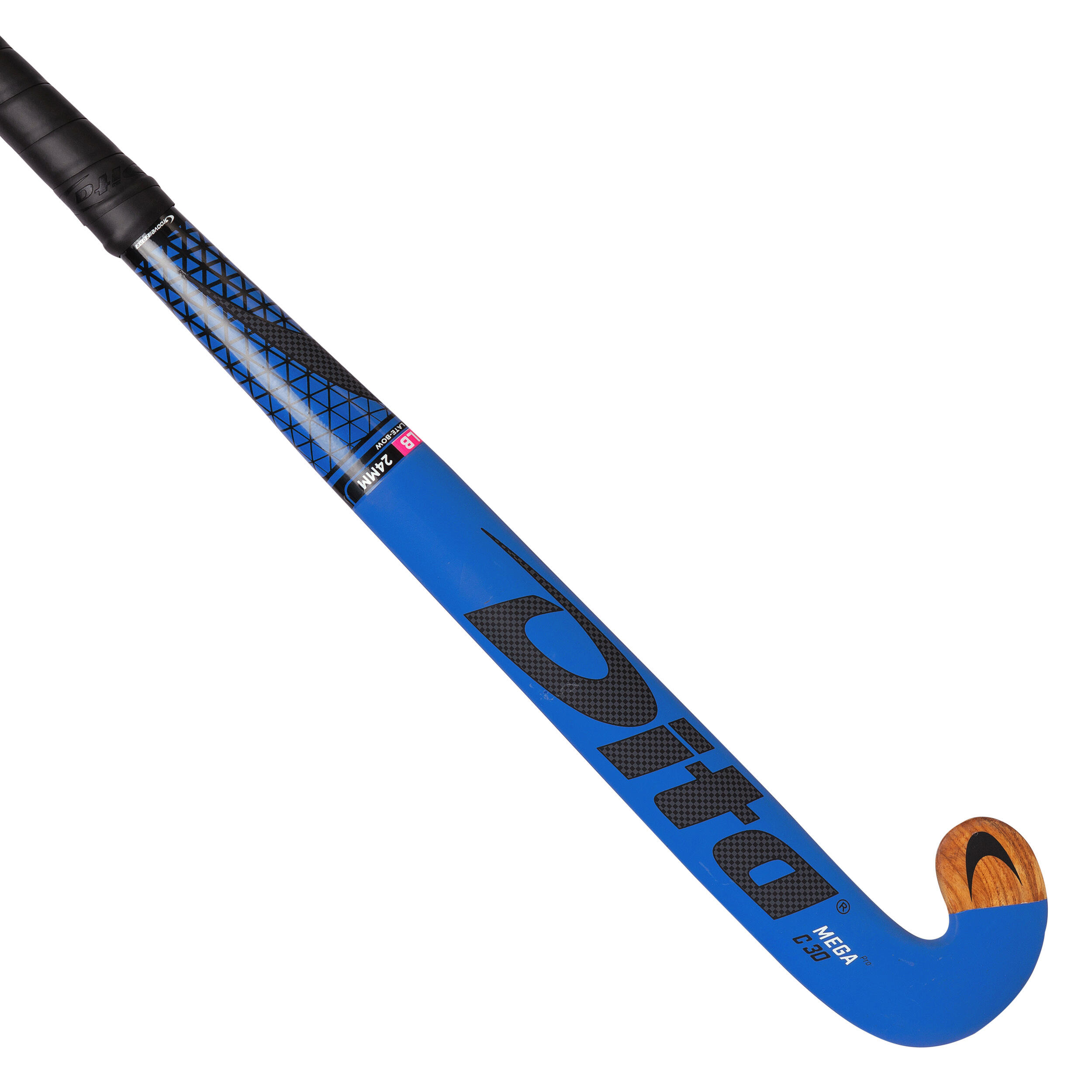 Damen/Herren Feldhockey Schläger Indoor - Megapro Wood C30 LB Damen/Herren blau
