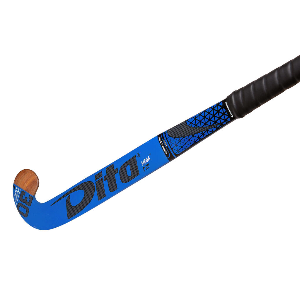 Adult Low Bow Stick Dita Indoor Megapro Wood C30 - Blue