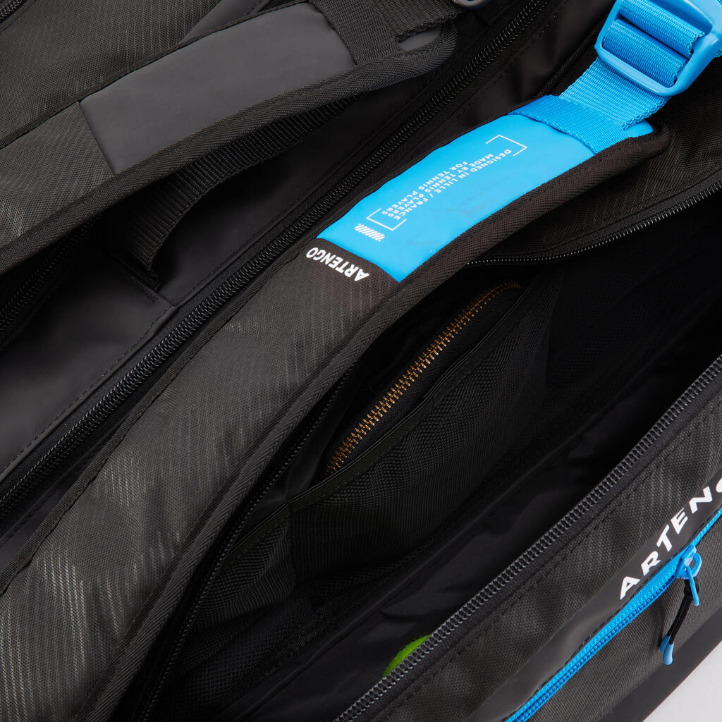 12-Racket Tennis Bag XL Team Tiny - Black/Blue