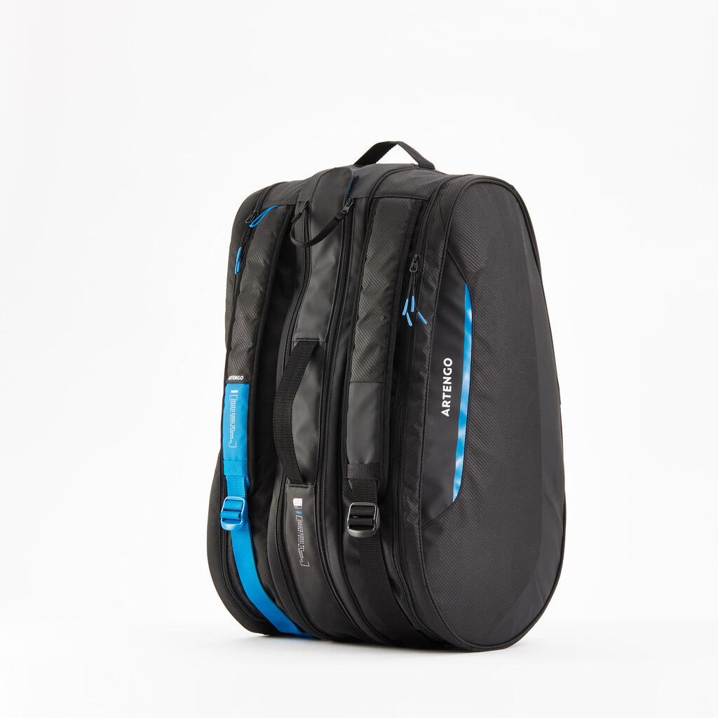 12-Racket Tennis Bag XL Team Tiny - Black/Blue