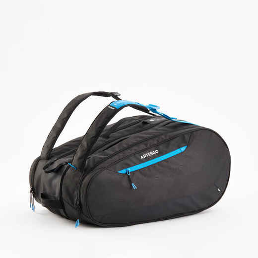 
      12-Racket Tennis Bag XL Team Tiny - Black/Blue
  