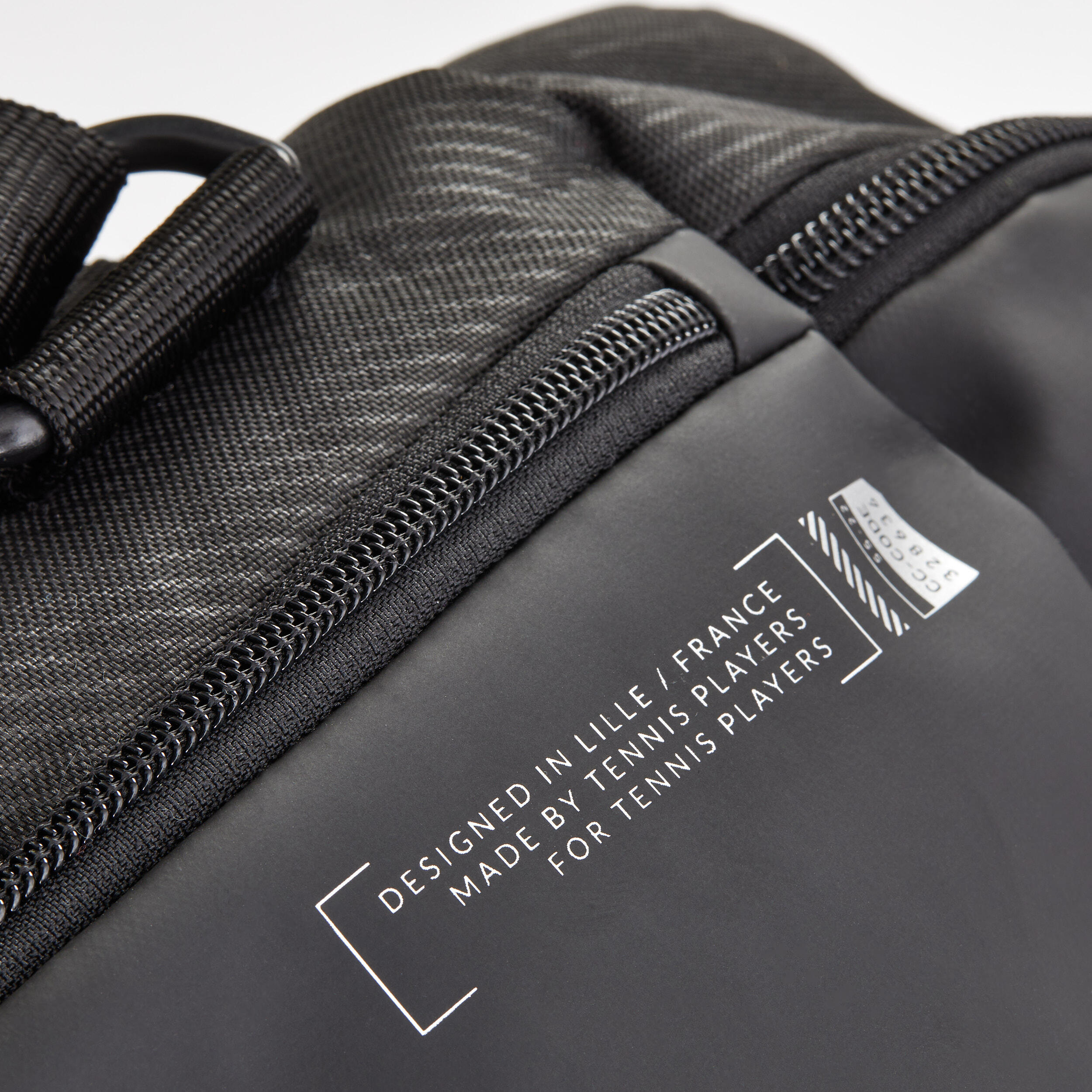 9-Racket Tennis Bag L Team Duffle - Black/Grey 6/11