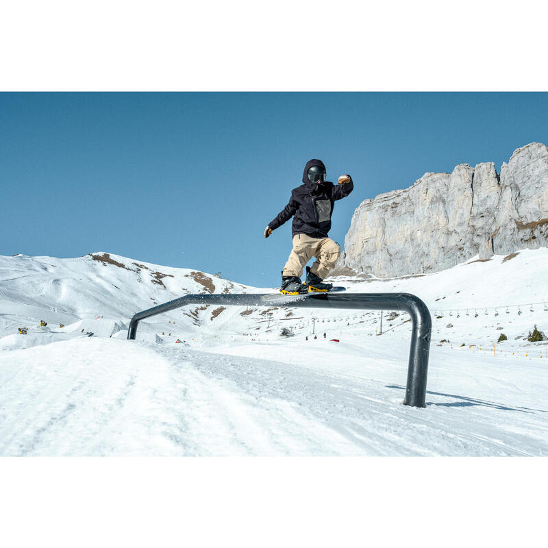 Snowboardjacke Herren ZIPROTEC kompatibel - SNB 500 schwarz