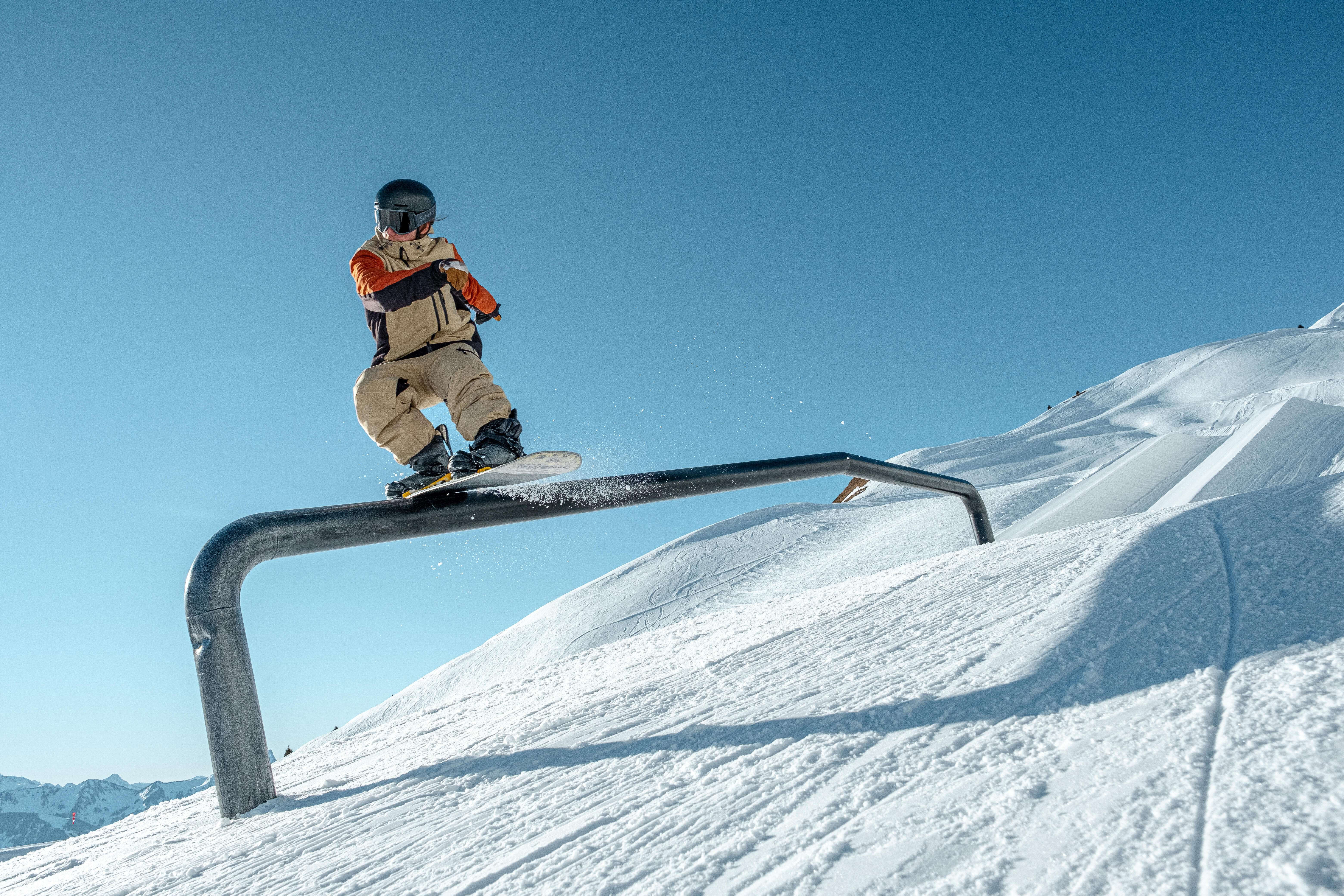 Men’s Snowboard Pants - SNB 500 Beige - DREAMSCAPE