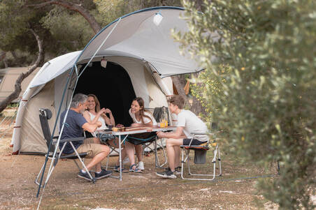 Awning/Atap Tenda Camping Arpenaz Fresh - 6 Orang