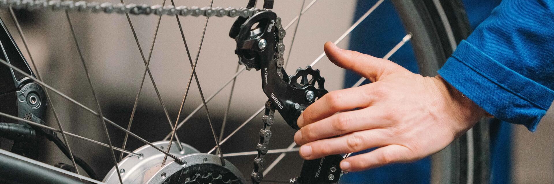 Foto corrente de bicicleta