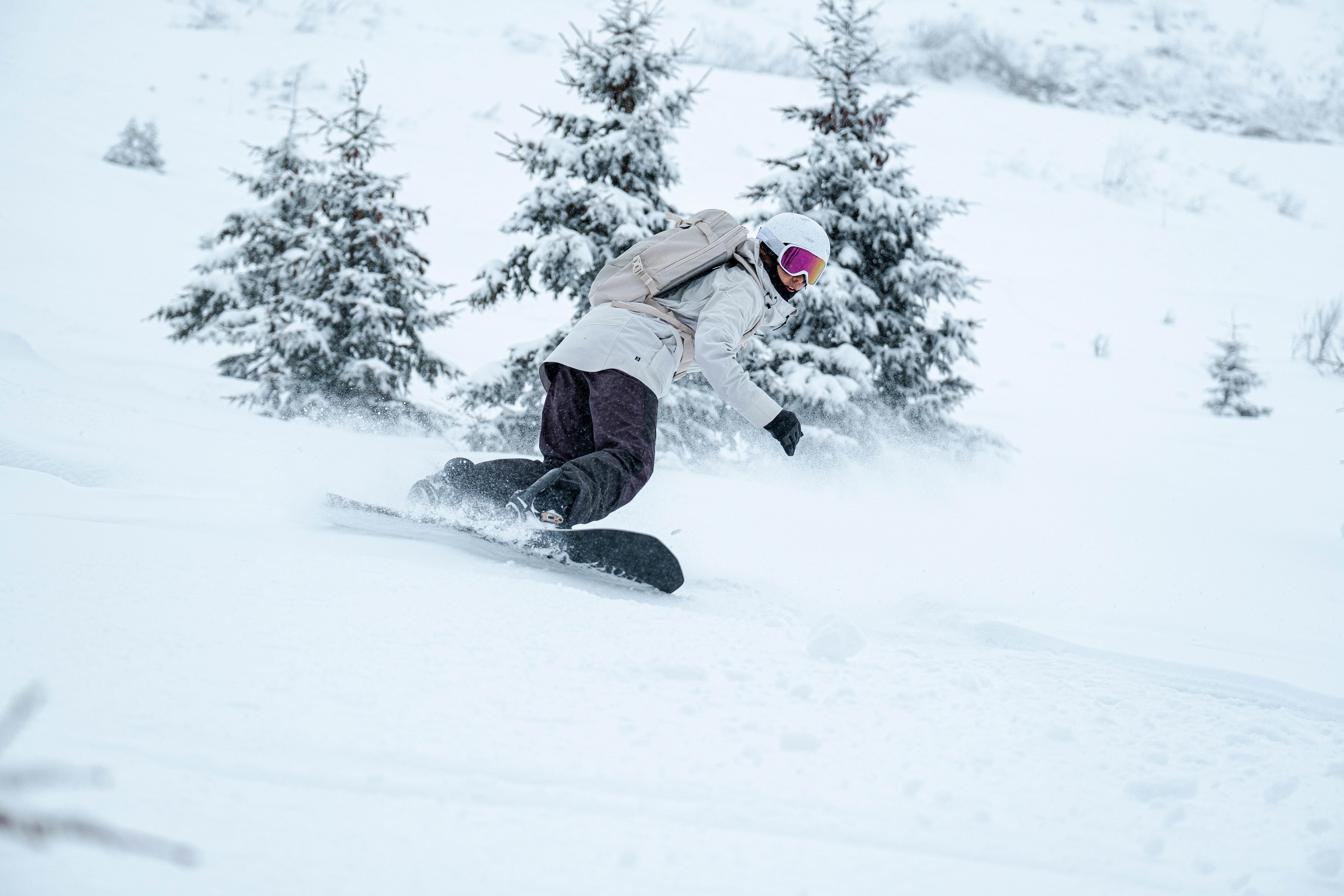 Ski & Snowboard Helmet - H-FS 300 White - DREAMSCAPE
