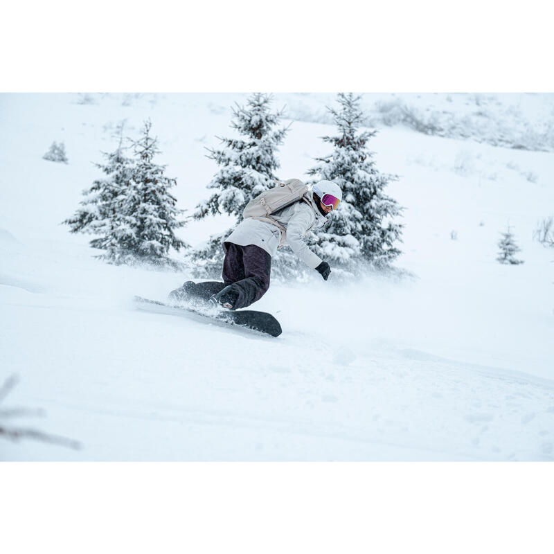 Capacete de Ski e Snowboard Adulto/Criança - H-FS 300 branco manchas