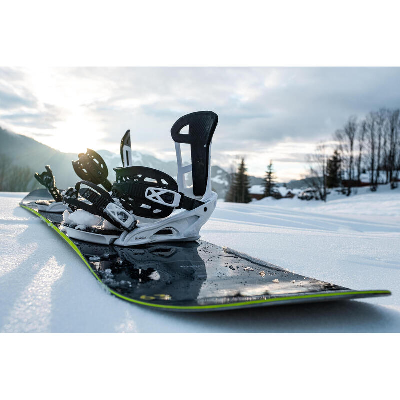 Attacchi snowboard all mountain & freestyle SNB 500 bianchi