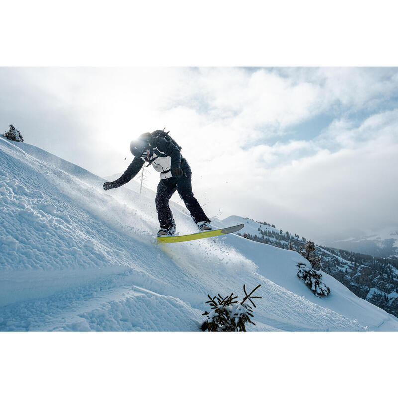 Erkek Snowboard Ayakkabısı - Çift Sıkma Düğmeli - Gri - Allroad 900