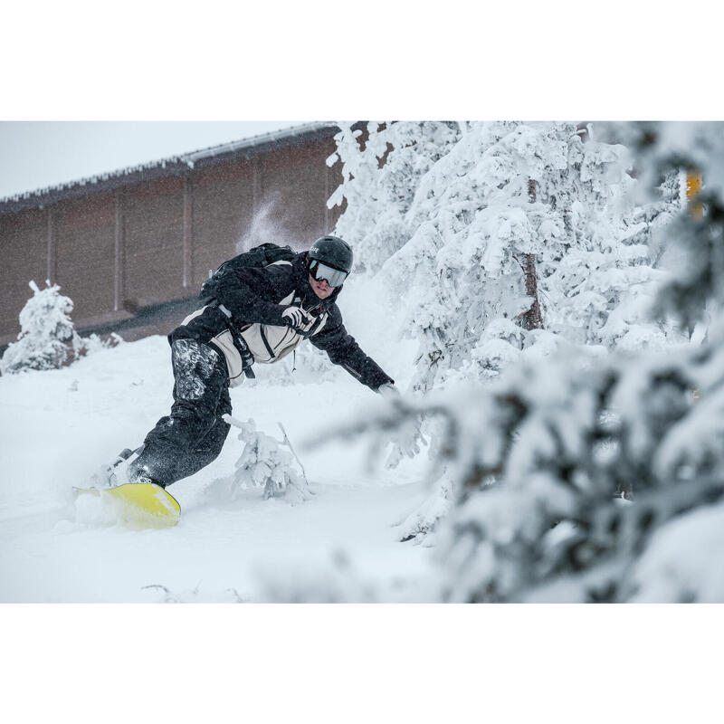 男款快速固定全山地單板滑雪鞋－黑色