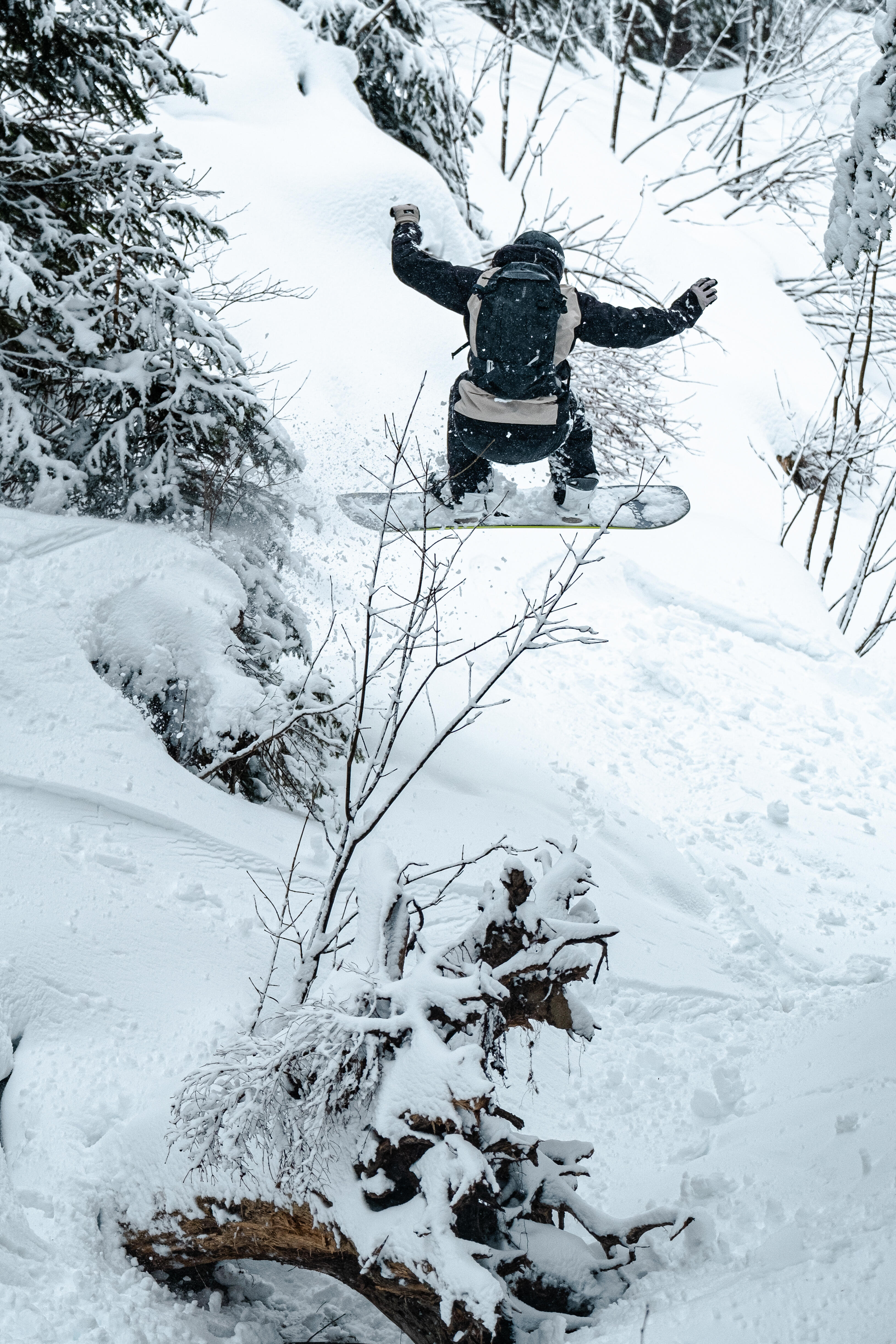 Men's Snowboard All Mountain Freeride - ALL ROAD 500 Grey