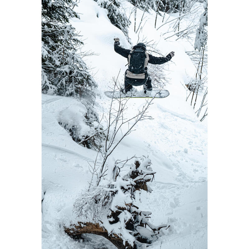 Placă snowboard allmountain freeride mixte - ALL ROAD 500 Gri