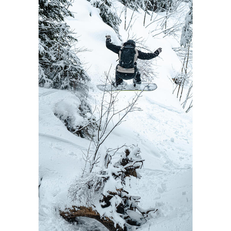 Planche de snowboard allmountain freeride Homme - ALL ROAD 500 grise