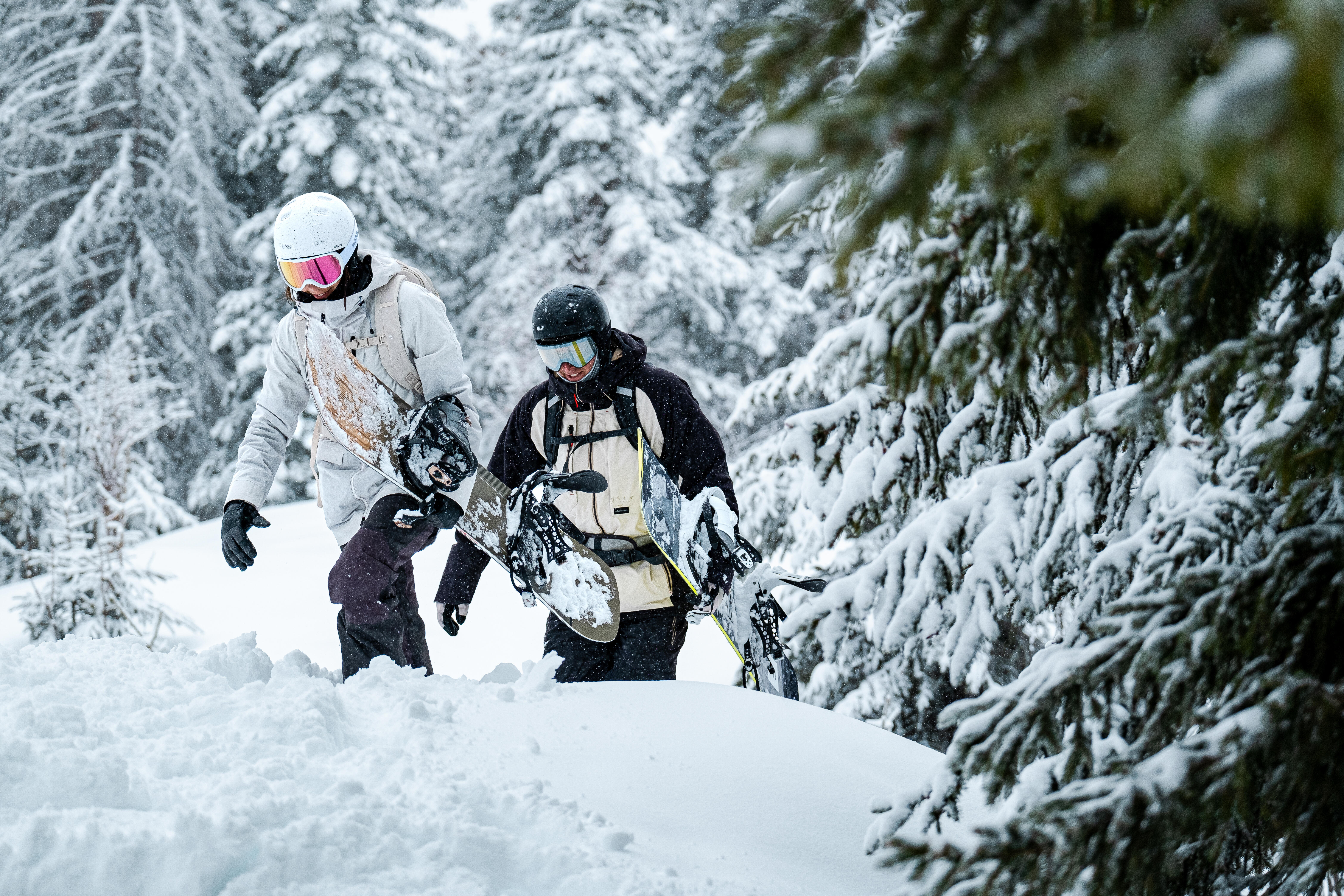 Men's Snowboard Jacket - 900 Beige - DREAMSCAPE