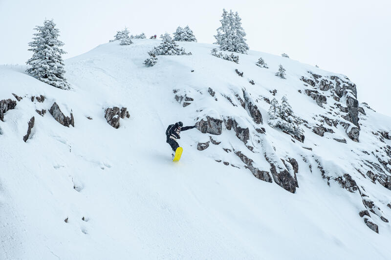 Spodnie snowboardowe ogrodniczki męskie Dreamscape SNB 900 UP