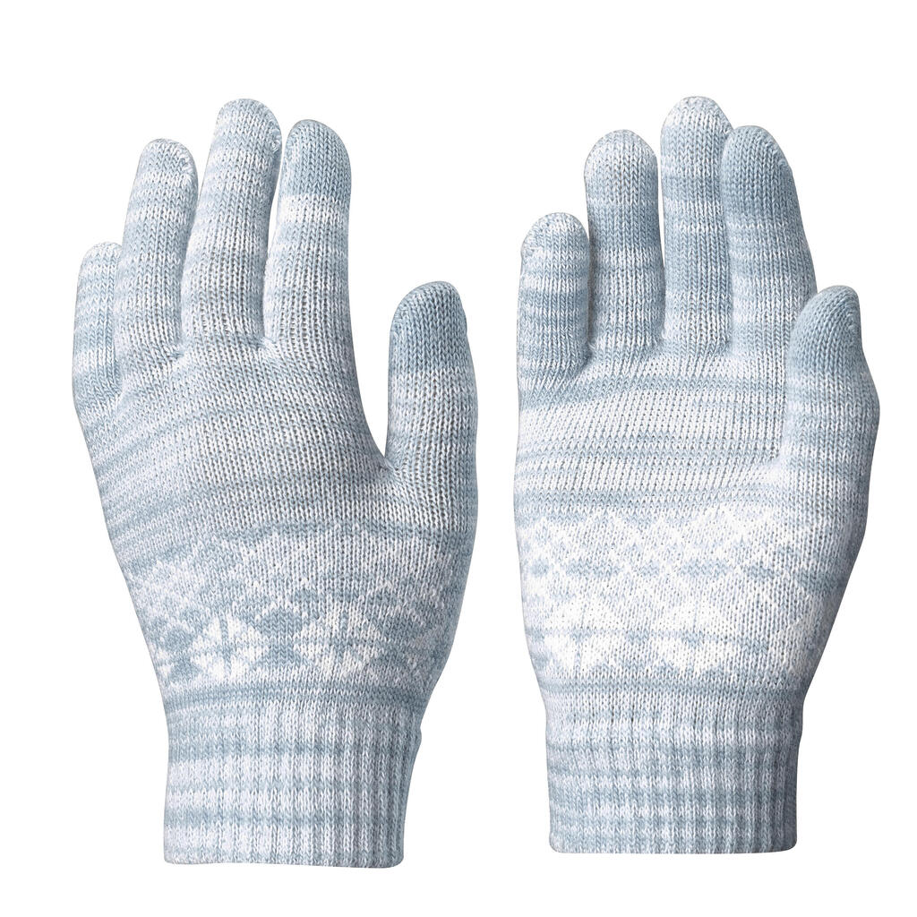 GANTS TACTILES DE RANDONNEE - SH100 MAILLE - ENFANT 4 - 14 ANS