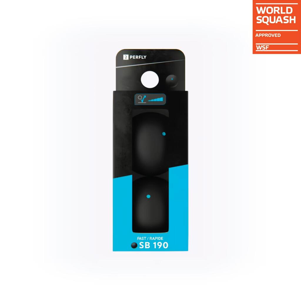 Pelotas de squash punto azul x2 unidades - Perfly Sb190
