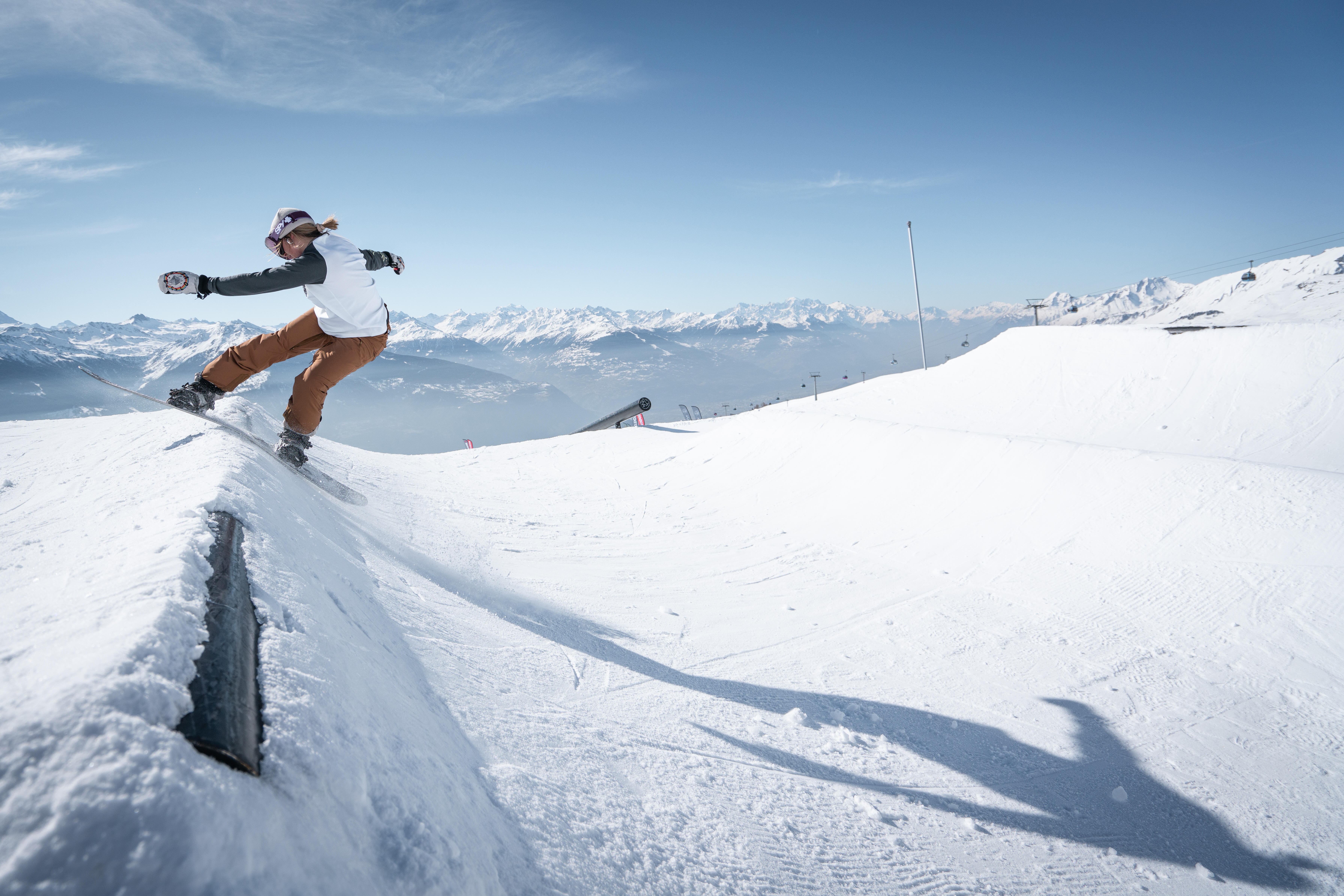 Women’s Snowboard Pants – SNB 500 Brown - DREAMSCAPE