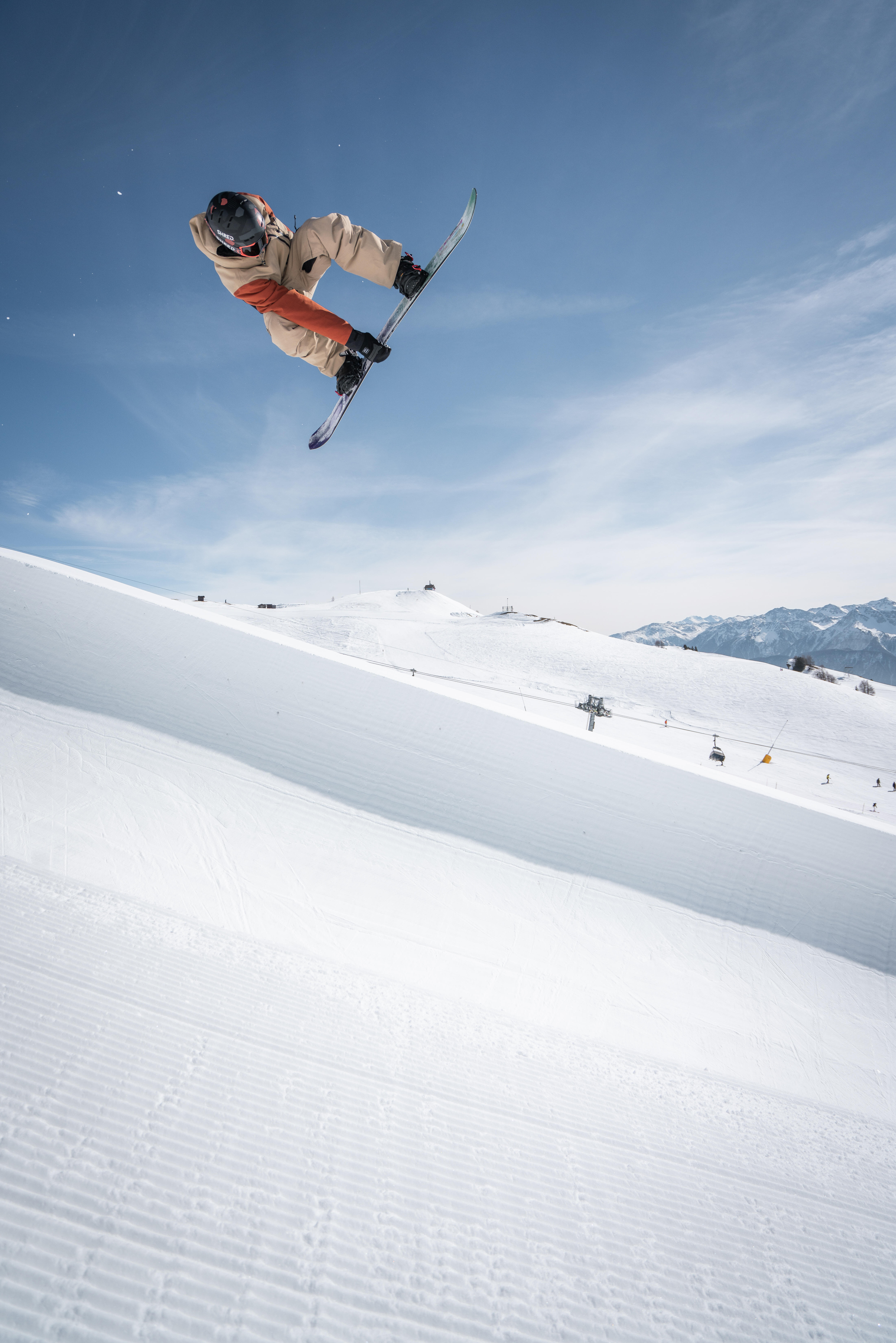 Men’s Snowboard Pants - SNB 500 Beige - DREAMSCAPE