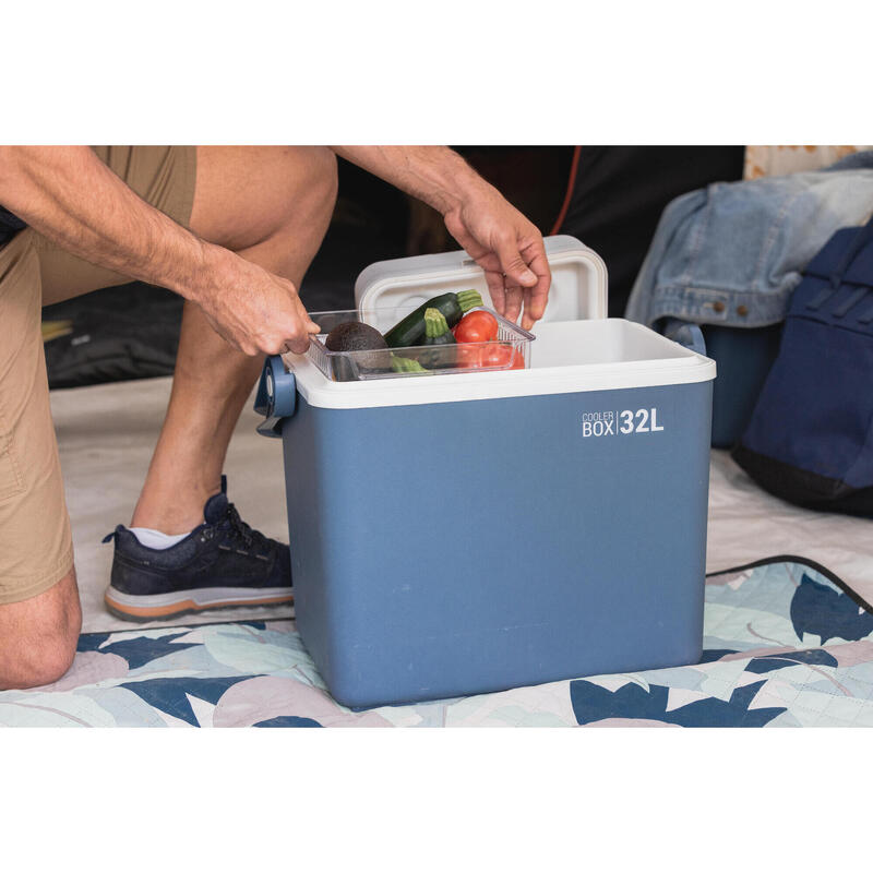 26L Kühlbox, Tragbarer Griff Lebensmittelqualität Tragbare Camping-Kühlbox  für Picknick-Camping : : Sport & Freizeit
