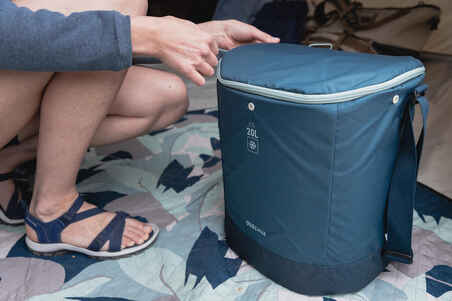 FLEXIBLE CAMPING COOL BOX - 20L - 9 HOURS OF COOL STORAGE