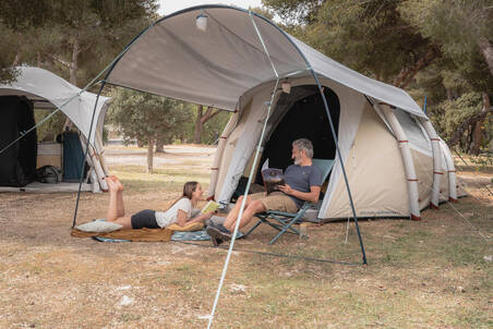 Awning/Atap Tenda Camping Arpenaz Fresh - 6 Orang