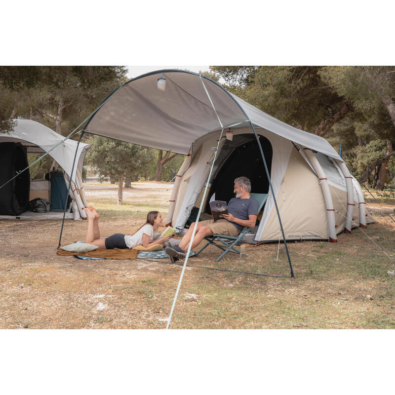 Silla plegable de camping doble posición Quechua Comfort