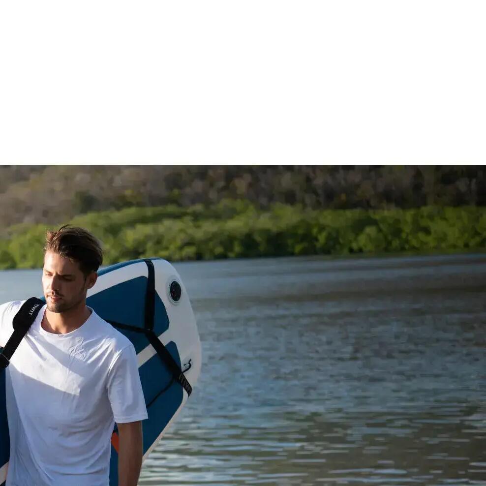 Inflatable or rigid stand-up paddle carry strap