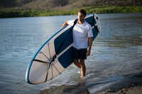 Inflatable or rigid stand-up paddle carry strap