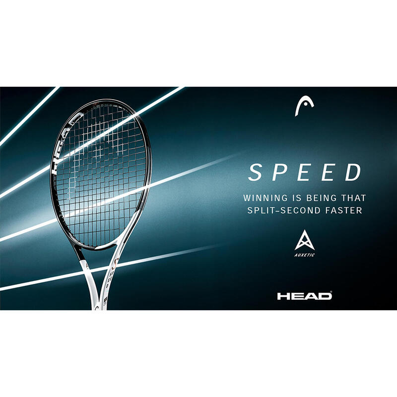 Rachetă Tenis Head Auxetic Speed MP 300g Negru-Alb Adulți